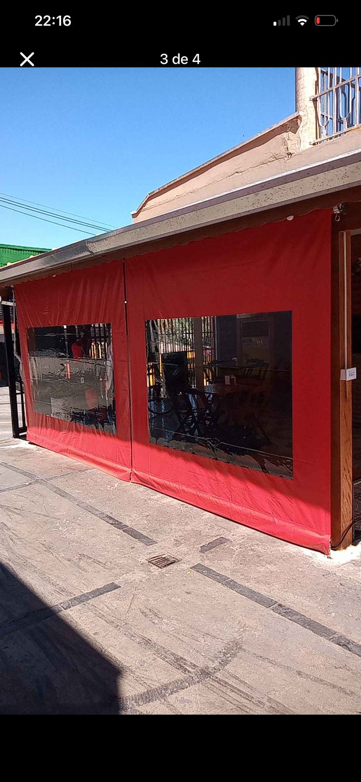 Fachada com Toldo - Fachada comercial em São Paulo por Fachadas Donaria